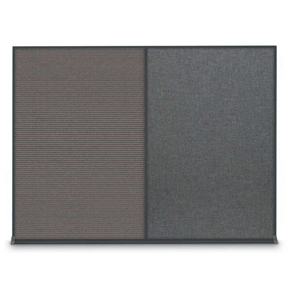 Double Door Radius Plus Corkboard, 48"X